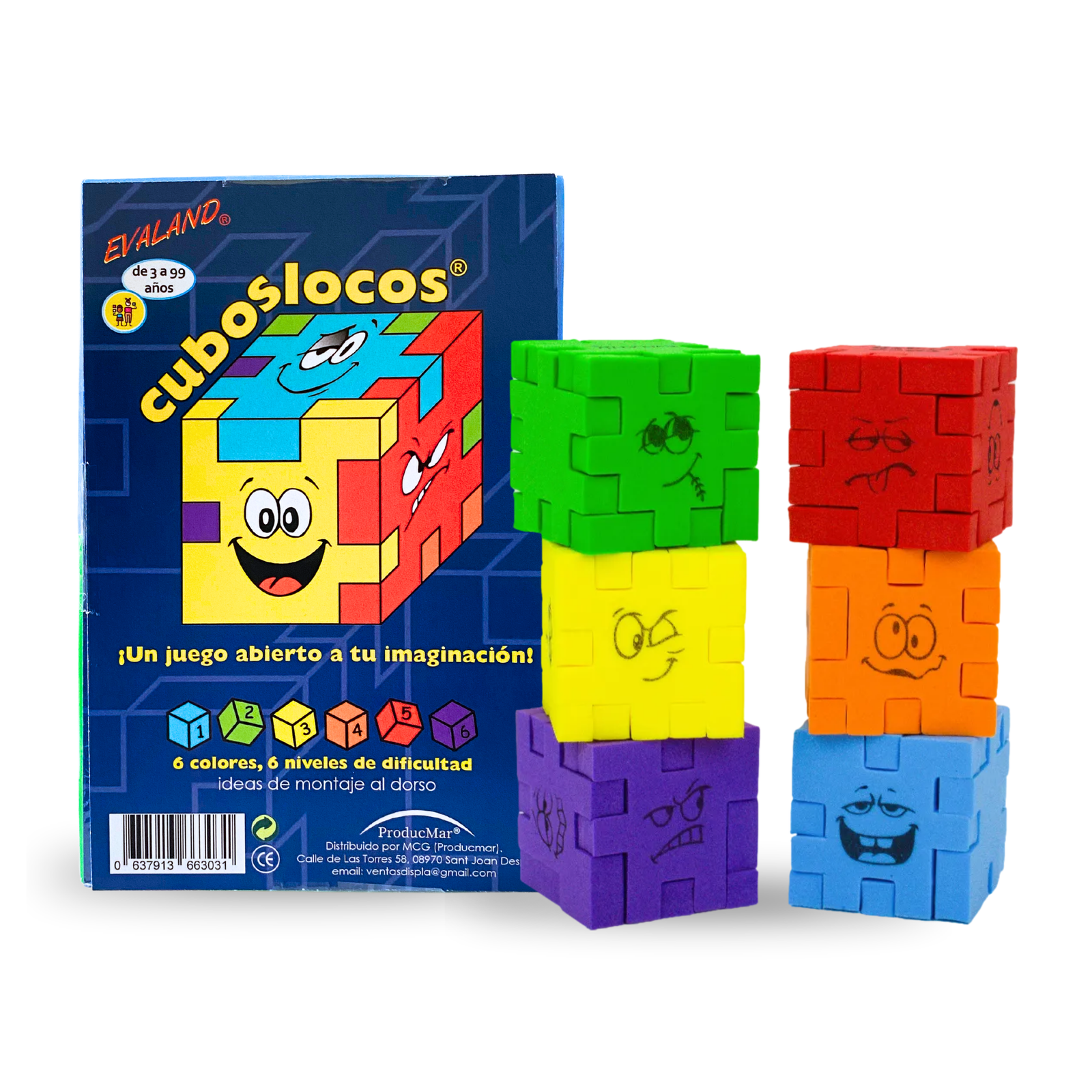 Cubos Locos | Pack de 6 Cubos Locos