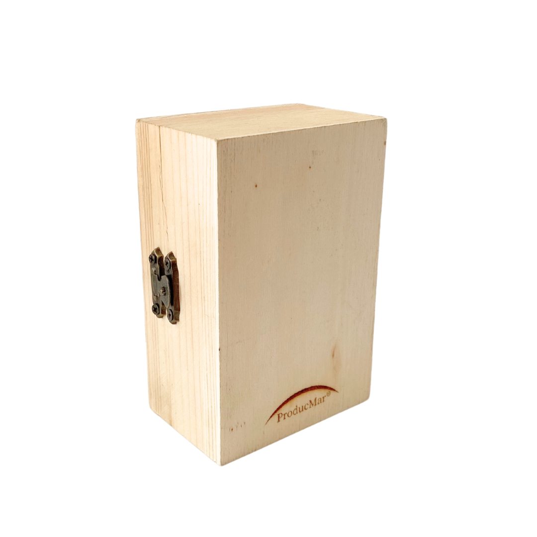 Cajita de Madera con Rosa y Mensaje | Regalo Original - Imagen 3